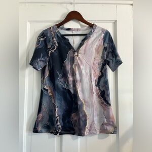 NWT Marble Print T-Shirt